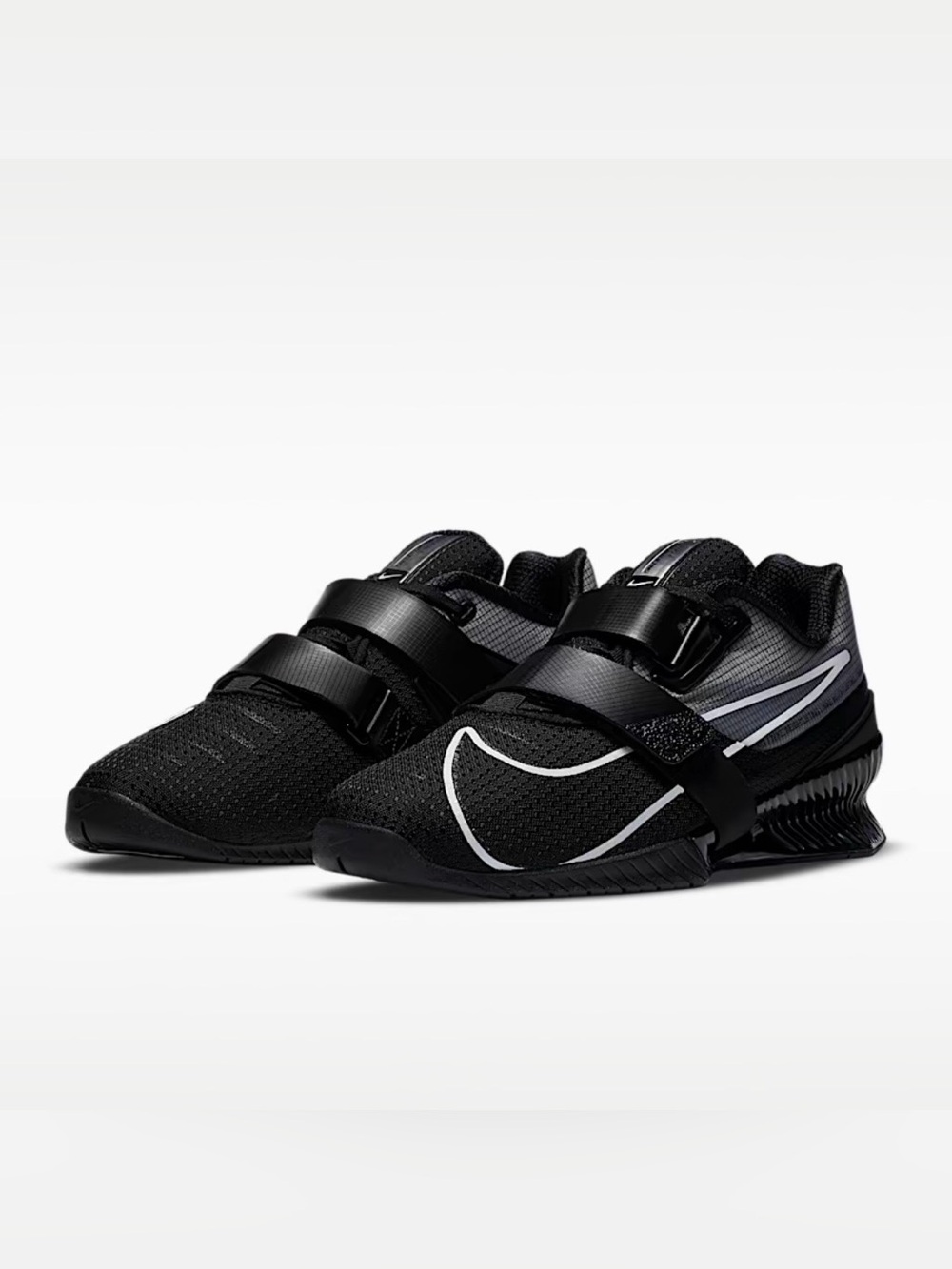 Nike Romaleos 4 Black & White Weightlifting Shoes Men's Size 12
